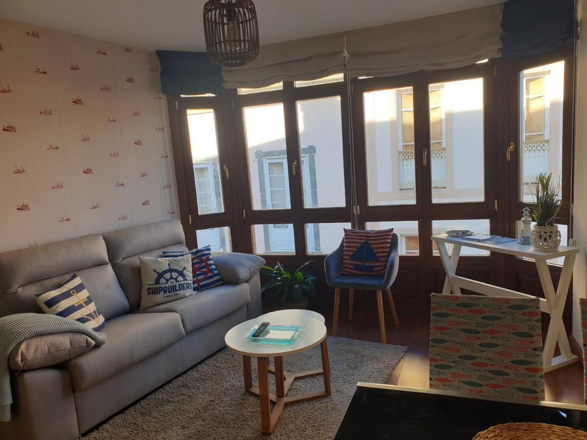 Apartamento Cine Colon 2 Рибадео Экстерьер фото